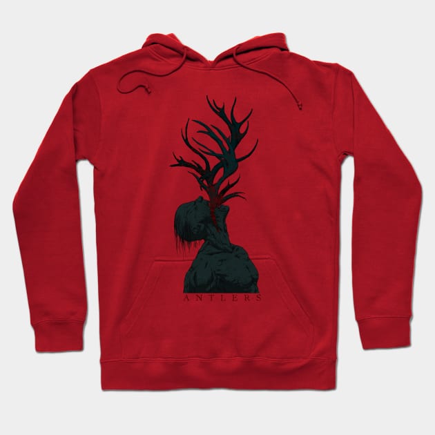 antlers Hoodie by Kotolevskiy